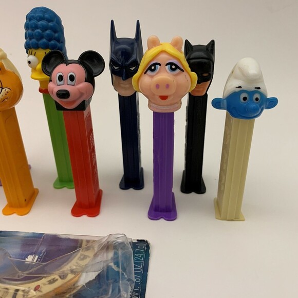 Pez Candy Dispensers Batman Disney Simpsons Smurf Mickey Minions Lot of 15 - Picture 4 of 9